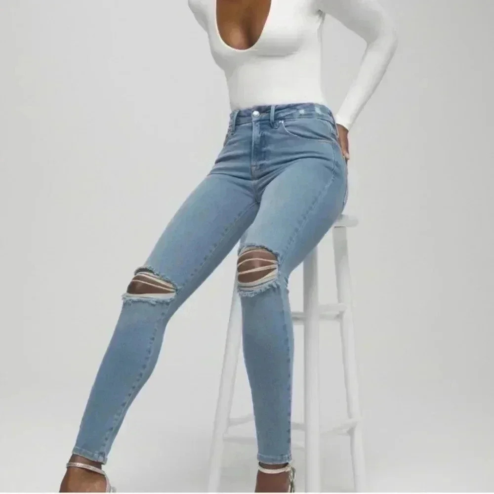 Good American Good Legs Cropped Skinny